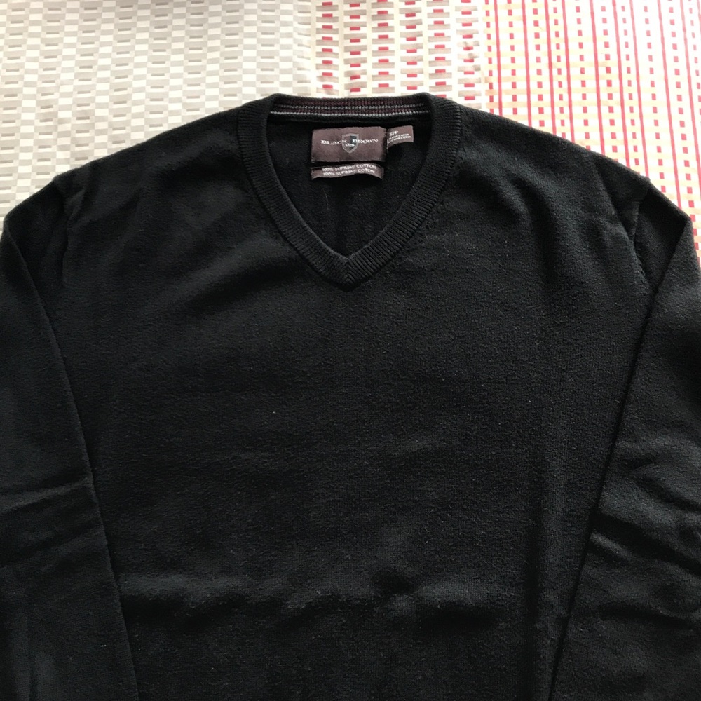 Black Brown v-neck sweater never worn